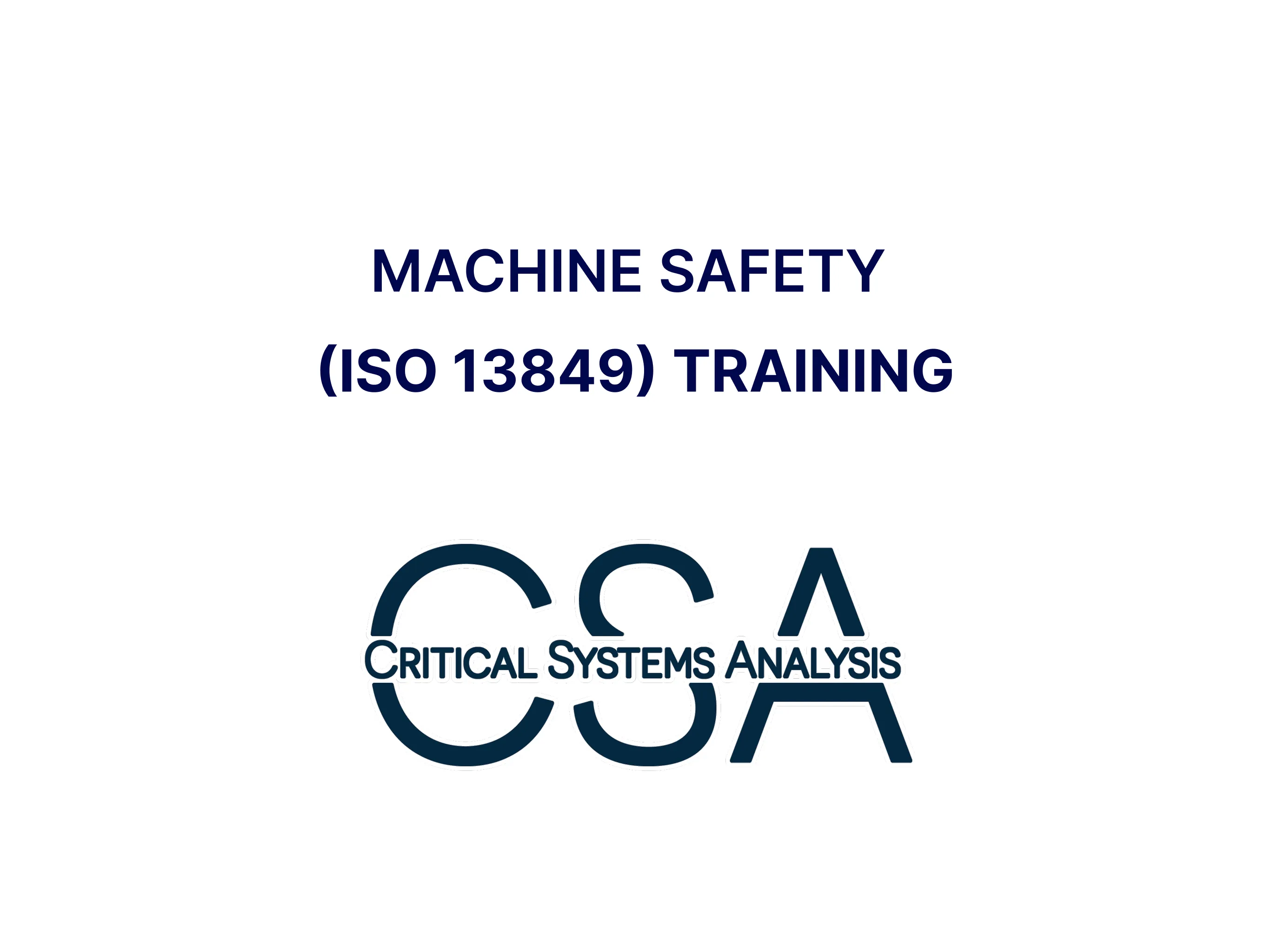 Machine Safety