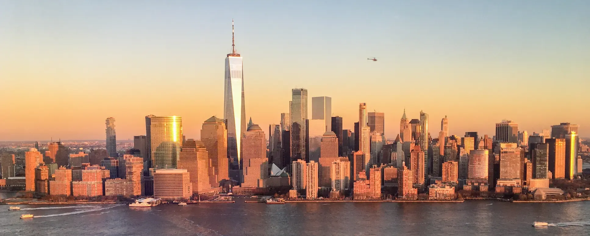 Skyline of a city