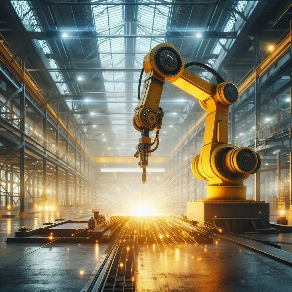 Welding robot arm